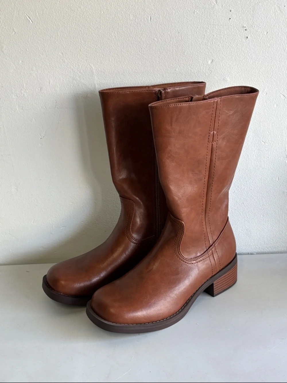 Wonder Nation Brown Kids Boots